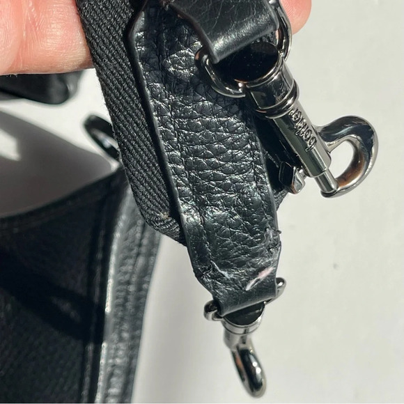 Botkier Valentina Small Hobo Saddle Crossbody Bag -  Black Leather - Picture 5 of 16